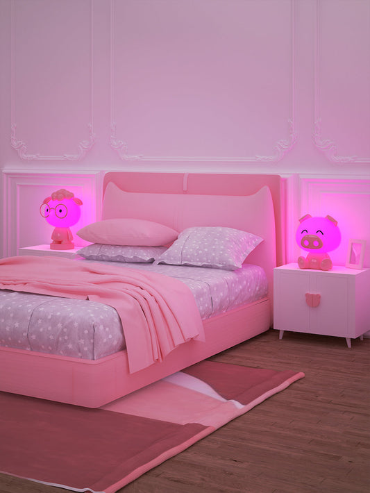 Lumi Pals Kid's Table lamp/ night light Pedestal Bunny Style Animal