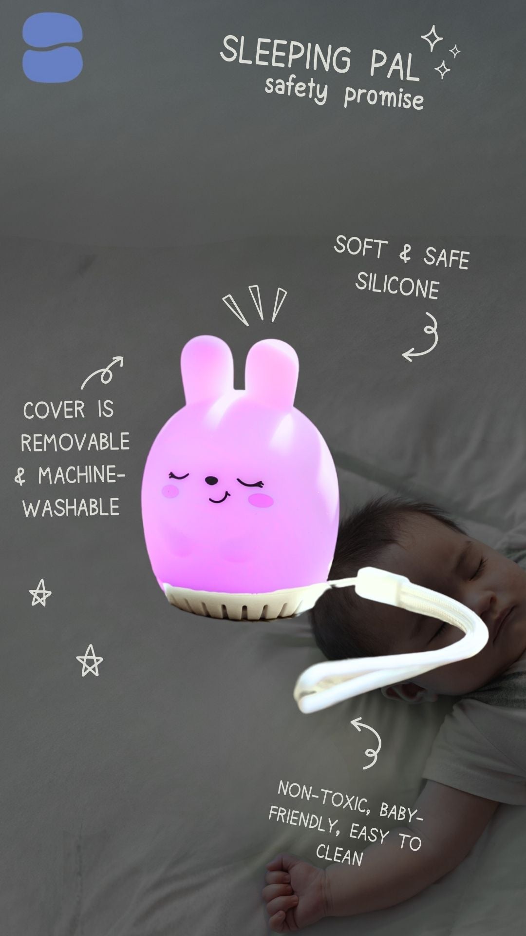 Sleeping Pal Mini Sound Machine - 'Bonnie' The Bunny