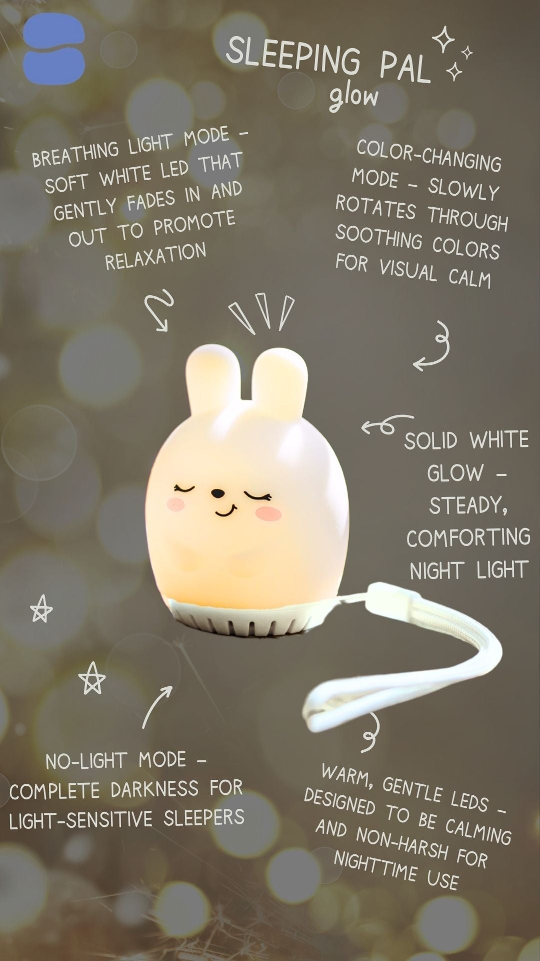 Sleeping Pal Mini Sound Machine - 'Bonnie' The Bunny