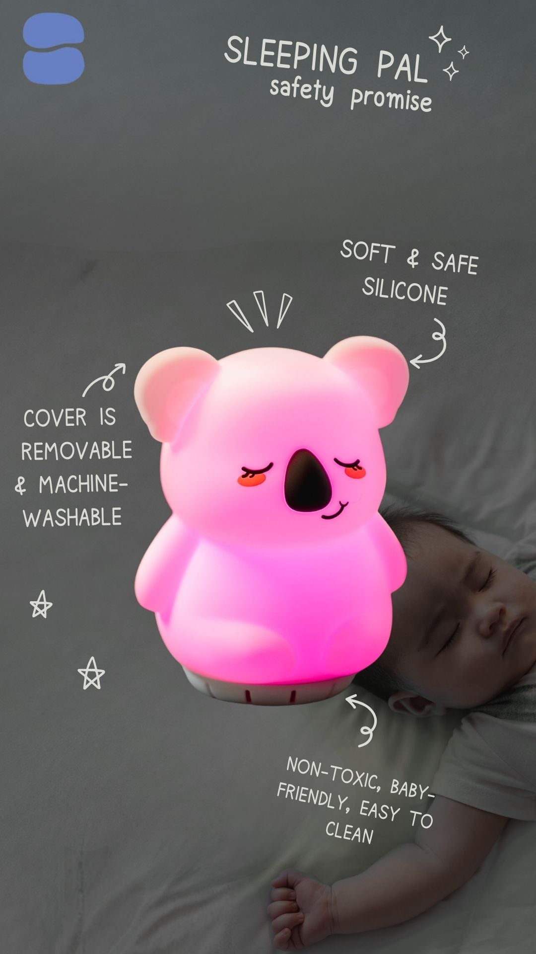 Sleeping Pal Night Light Sound Machine - 'Kyle' The Koala