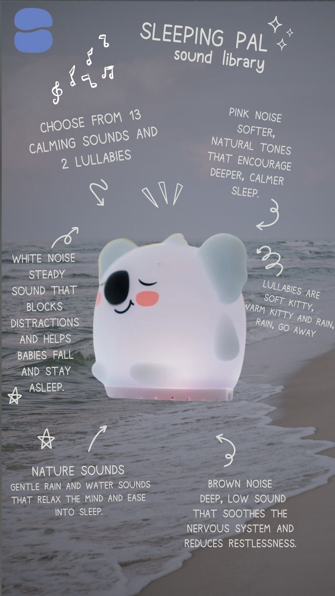 Sleeping Pal Mini Sound Machine - 'Kyle' The Koala