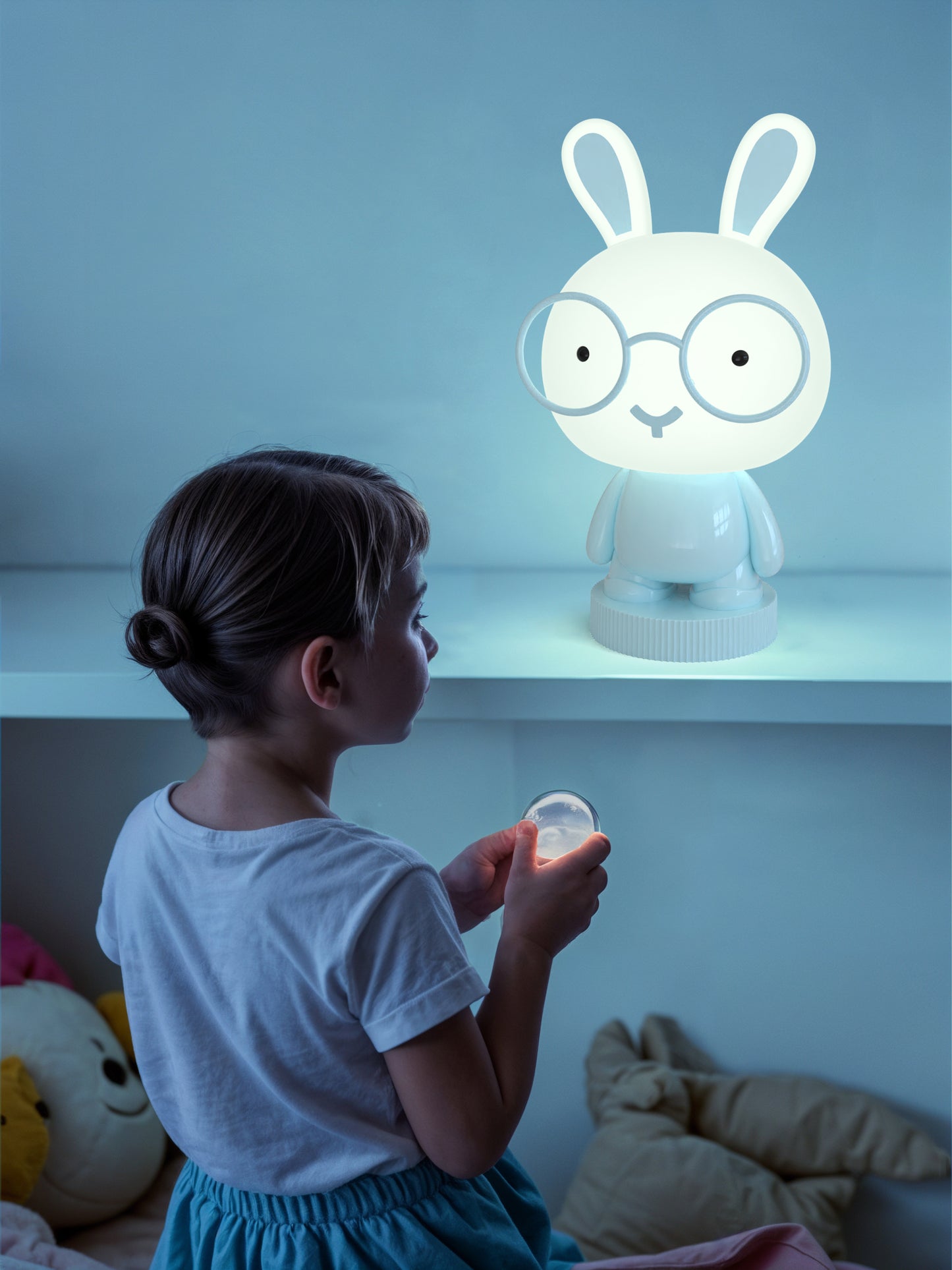 Lumi Pals Kid's Table lamp/ night light Pedestal Bunny Style Animal