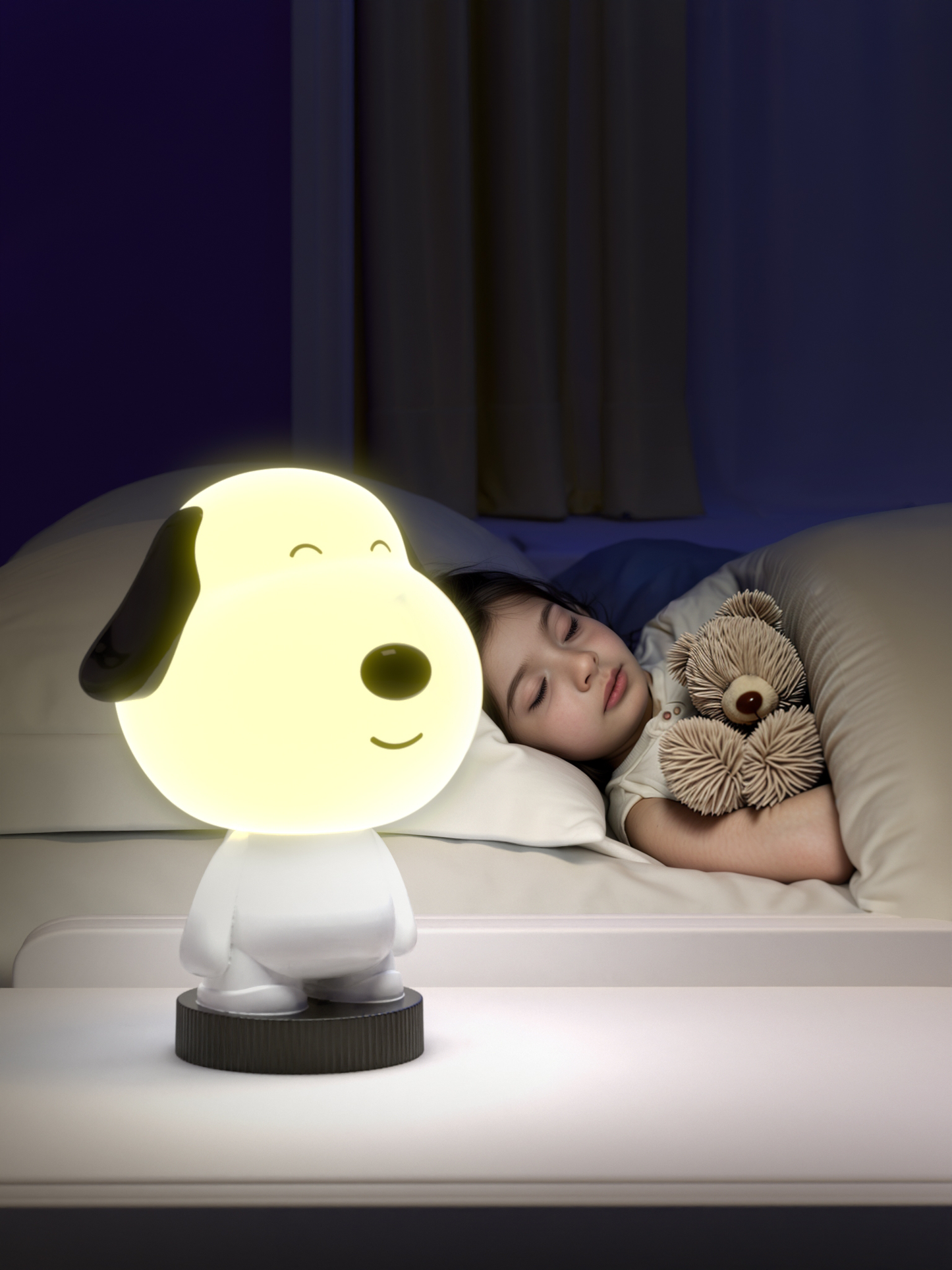 Lumi Pals Kid's Table lamp/ night light Pedestal Bunny Style Animal