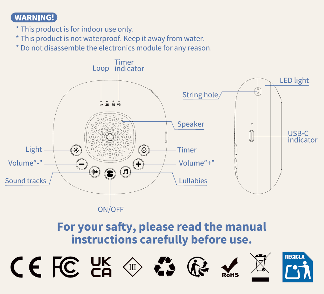 Sleeping Pal - Portable Sound Machine
